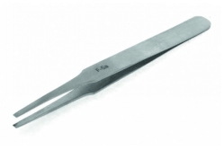 Пінцет Xytronic F-SA сталевий прецизійний з прямими плоскими прямокутними губками.