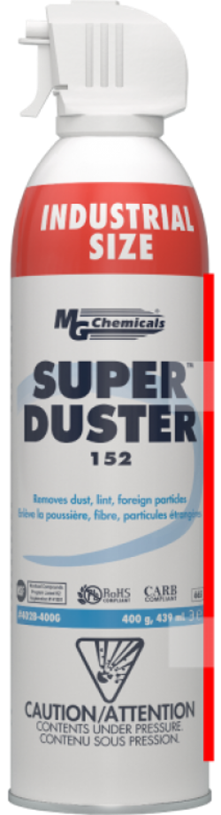 Пиловидаляч MG Chemicals 402B-400G Пиловидаляч/стиснене повітря Super Duster 152 аерозоль 450 г