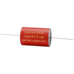 Конденсатор Jantzen Audio 001-0578 super MKP поліпропілен (PP) Superior Z-Cap 10 мкФ 2% 800 В (DC) 46x70 мм аксіальний; TKE -200 ppm; -55C..+85C