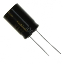 Конденсатор UKZ1E471MHM алюмінієвий аудіо 470 мкФ 20% 25 В RADIAL 85°C  16x25 mm; “nichicon MUSE”