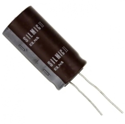Конденсатор RFS-63V471MK8#5  алюмінієвий 470 мкФ 20% 63 В 18x35,5 мм 85°C Audio SILMIC II