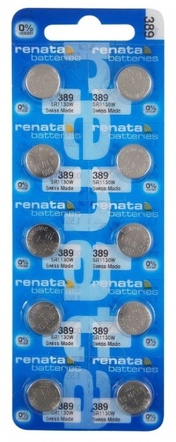 Батарейка Renata R389 SR1130W Silver Oxide 1 шт