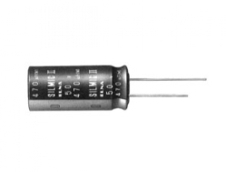 Конденсатор RFS-100V3R3MG3#5 алюмінієвий 3,3 мкФ 20% 100 В 8x11,5 мм 85°C Audio SILMIC II