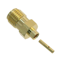 Роз'єм 132103  DC-18 GHz  SMA Connector Jack, Female Socket 50 Ohm Free Hanging (In-Line) Solder for RG-405 (.085