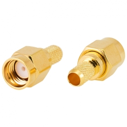 Роз'єм SMA-J5-E   SMA Connector Plug, Male Pin 50Ohm; 6GHz;  for RG223