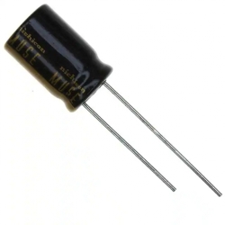 Конденсатор UKZ1E101MPM алюмінієвий аудіо 100 мкФ 20% 25 В RADIAL 85°C  10x16 mm; “nichicon MUSE”