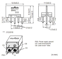 Фильтр BNX012-01 Block Type EMIFIL (LC Combined) 0,1MHz to 1GHz, 15 A, 50 Vdc