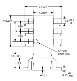 Микросхема UPB1509GV-E1-A SSOP8 Предделитель частоты СВЧ, Fвх=0,05…1ГГц, Pвх=-20…0дБм, Кд=2/4/8, Uвых=0,2В(размах), Uпит=2,2...5В/5мА, -40…+85С,  SSOP8, Производитель: Renesas
