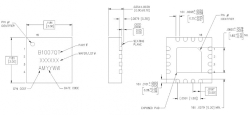 Мікросхема XB1007-QT ІМС ВЧ 4,0-11,0 MHz  GaAs MMIC Buffer Amplifier, QFN16 (3x3mm), Виробник: Mimix