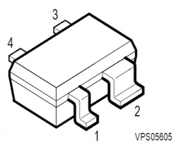 Транзистор BFP450G Транз. Біпол. ВЧ NPN,  Виробник: Infineon