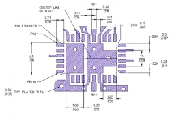 Мікросхема SW90-0001 GaAs SPST Switch, Absorptive, Single Supply,  DC - 4 GHz, Виробник: MACOM