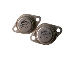 Транзистор 2SD555 Silicon NPN Power Transistor TO-3 200V 10A (2SB600), Производитель: NEC