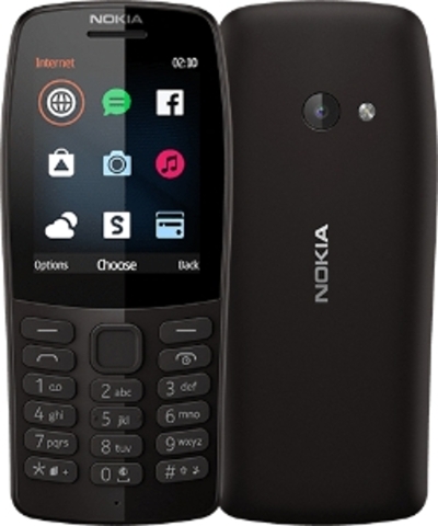 Мобільний телефон Nokia 210 Dual Sim Black