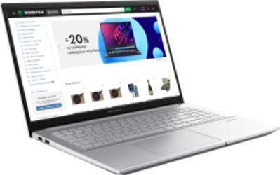 Ноутбук ASUS Vivobook Pro 15 OLED K6500ZC-MA371  Cool Silver / Intel Core i5-12500H / RAM 16 ГБ / SSD 1 ТБ / nVidia GeForce RTX 3050