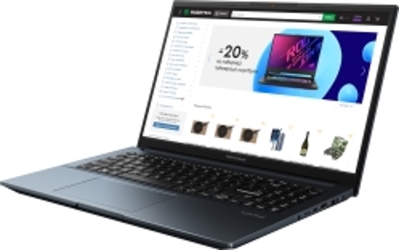 Ноутбук ASUS Vivobook Pro 15 OLED K6500ZC-MA301  Quiet Blue / Intel Core i5-12500H / RAM 16 ГБ / SSD 512 ГБ / nVidia GeForce RTX 3050