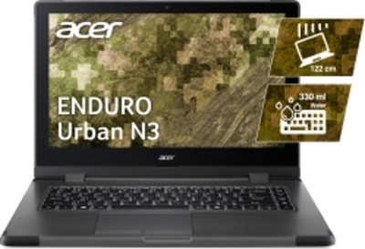 Ноутбук Acer Enduro Urban N3 EUN314-51W-52NF  Hunter Green / Протиударний корпус