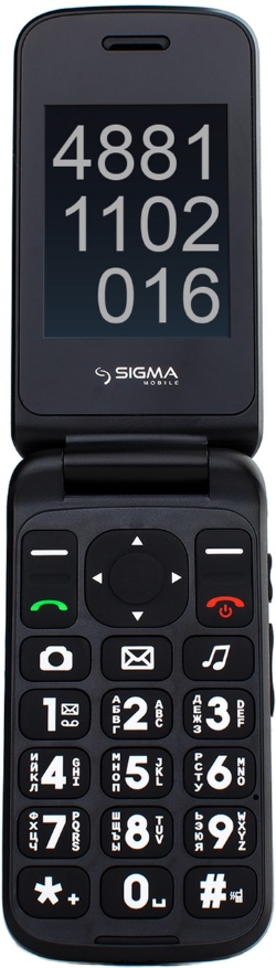 Мобільний телефон Sigma mobile Comfort 50 Shell Duo Black-Red