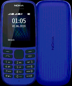 Мобільний телефон Nokia 105 TA-1174 Dual Sim 2019 Blue
