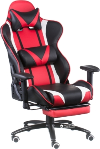 Крісло Special4You ExtremeRace with footrest Black/Red