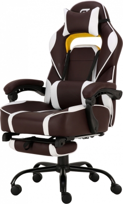 Крісло для геймерів GT Racer X-2748 Dark Brown/White