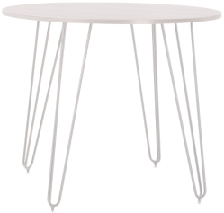 Обідній стіл Nowy Styl ALLER ordf WHITE (18)-D900*750 Білий