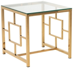 Журнальний столик ЗОРА CL-2 Прозорий/золотистий (CL-2 -toned)