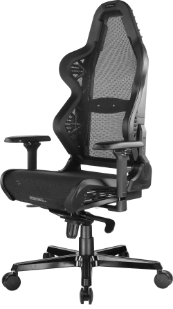Крісло DXRacer Air сітка, алюмінієва основа Чорне