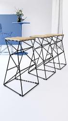 Дизайнерський барний стілець в стилі Лофт Loft Design RV865