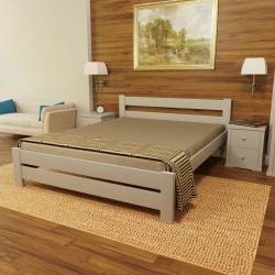 Двоспальне ліжко MEBLIUS Сімпл Твін 180 см x 200 см Cіре