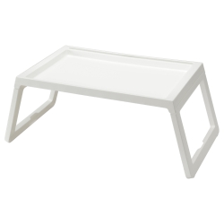 Столик-таця KLIPSK IKEA 002.588.82 білий Поліестер
