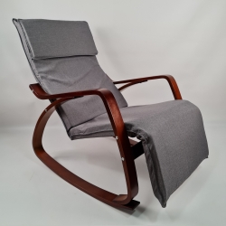 Крісло гойдалка Avko ARC001 Walnut Grey