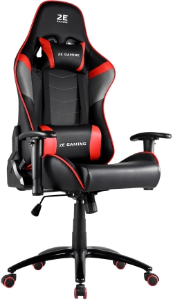 Ігрове крісло 2E Gaming Chair BUSHIDO Black/Red