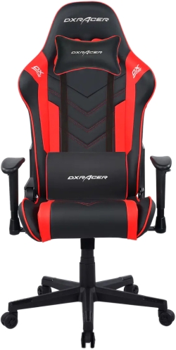 Крісло DXRacer P Series PU-шкіра, нейлонова основа Чорно-червоне