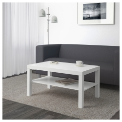 Журнальний столик LACK 90х55 см IKEA 904.499.05 білий