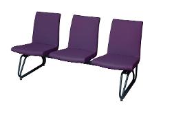 Багатомісна секція стільців Прем'єра Тоскана 1615х620х805 фіолетовий