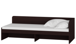 Односпальне ліжко Еверест Соната-800 80х190 см венге темний (EVR-2110)
