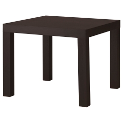 Журнальний стіл IKEA LACK чорно-коричневий