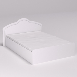 Ліжко Діана Континент 160х200 біле