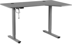 Регульований стіл Barsky user R 1400 x 900 Grey