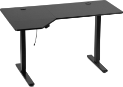 Регульований стіл Barsky user L 1400 x 900 Black