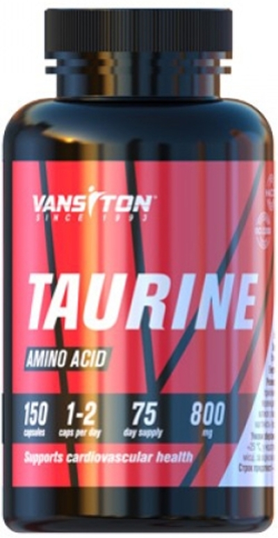 Амінокислота Vansiton Таурин 150 капсул