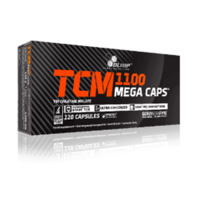 Три креатин малат Olimp TCM Mega Caps 1100 30 капсул