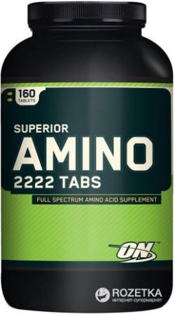 Амінокислота Optimum Nutrition Superior Amino 2222 160 таблеток
