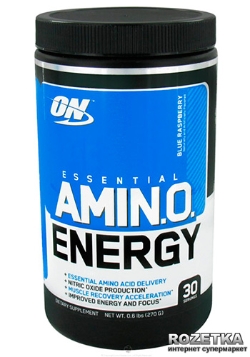 Амінокислота Optimum Nutrition Essential Amino Energy 30 порцій Blue Raspberry