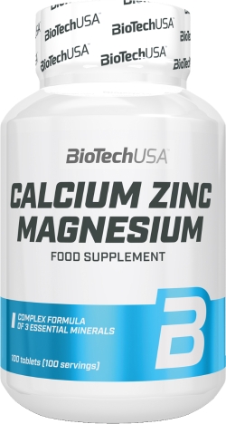 Вітаміни Biotech Calcium Zinc Magnesium 100 таб