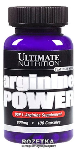 Амінокислота Ultimate Nutrition Arginine Power 100 капсул