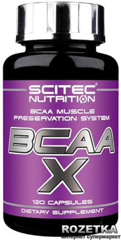 Амінокислота Scitec Nutrition BCAA-X 120 капсул