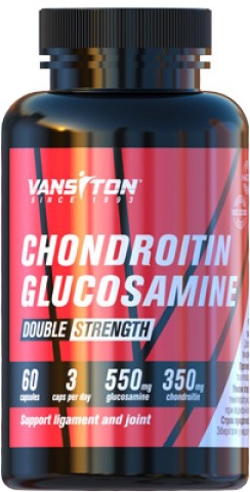 Хондропротектор Vansiton Хондроитин + Глюкозамін 60 капсул