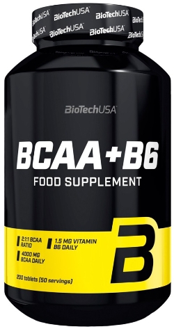 Амінокислота Biotech BCAA + B6 200 таблеток