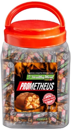 Упаковка батончиків Power Pro Prometheus з арахісом глазуровані без додавання цукру 810 г 54 шт. х 15 г